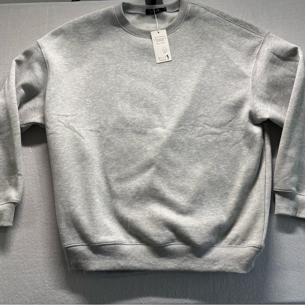 Classic Gray Crewneck Sweater